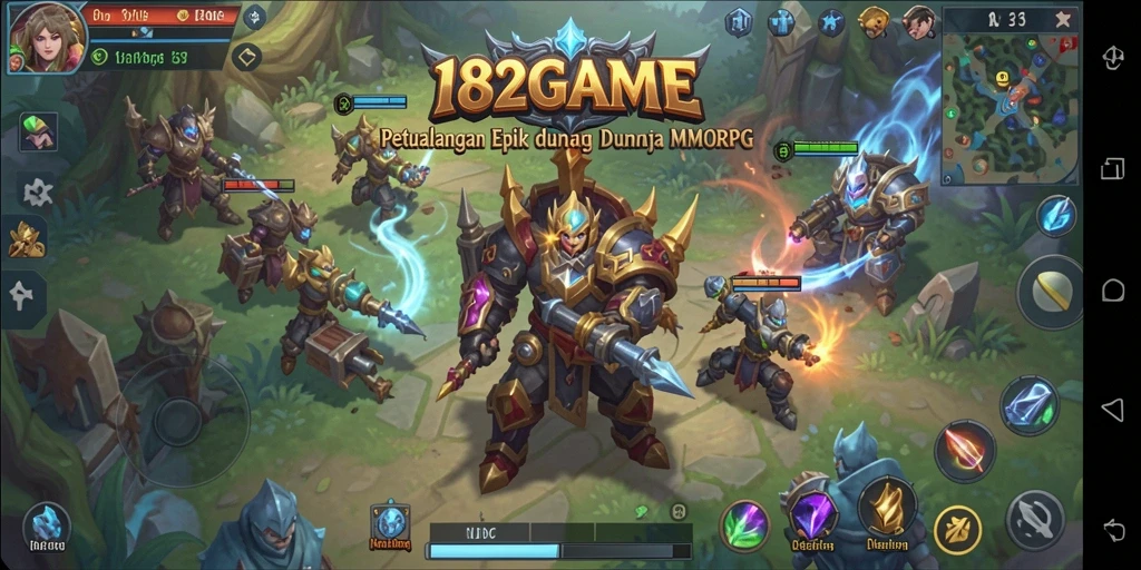 Gameplay mendalam di 182GAME dengan petualangan seru.