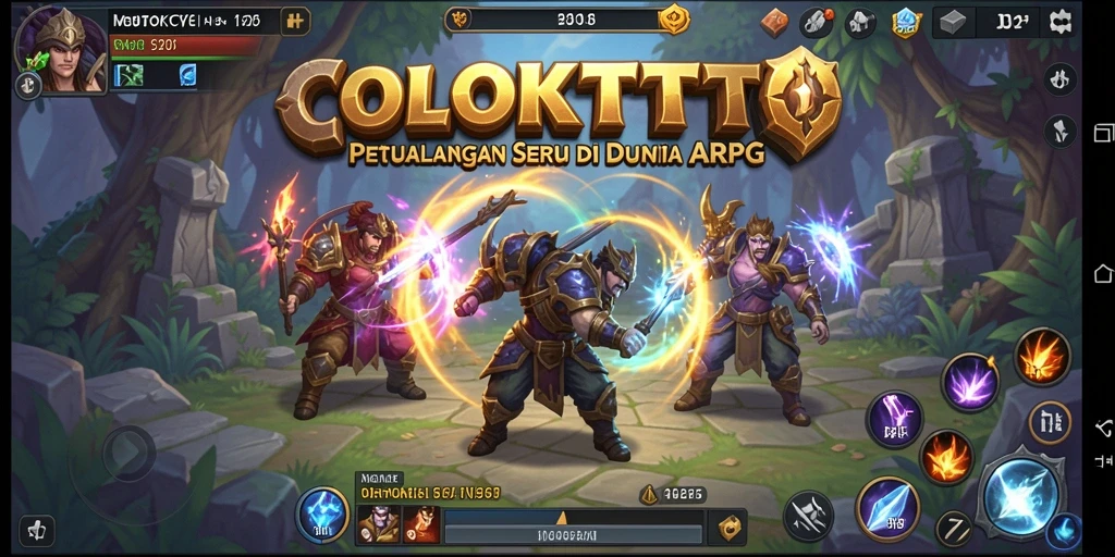 Screenshot gameplay COLOKTOTO menampilkan aksi menegangkan dan grafis memukau.