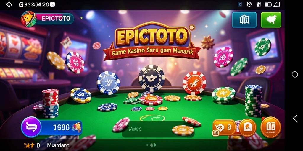 Tampilan menarik gameplay EPICTOTO di dunia Kasino.