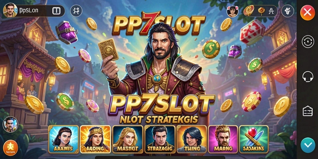 Screenshot gameplay PP7SLOT yang menampilkan slot menarik dan fitur strategis.