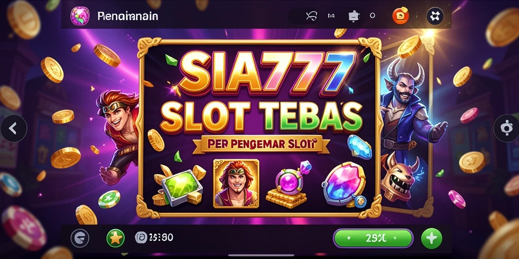 Tampilan gameplay SIA777 yang menarik dengan efek visual yang memukau.
