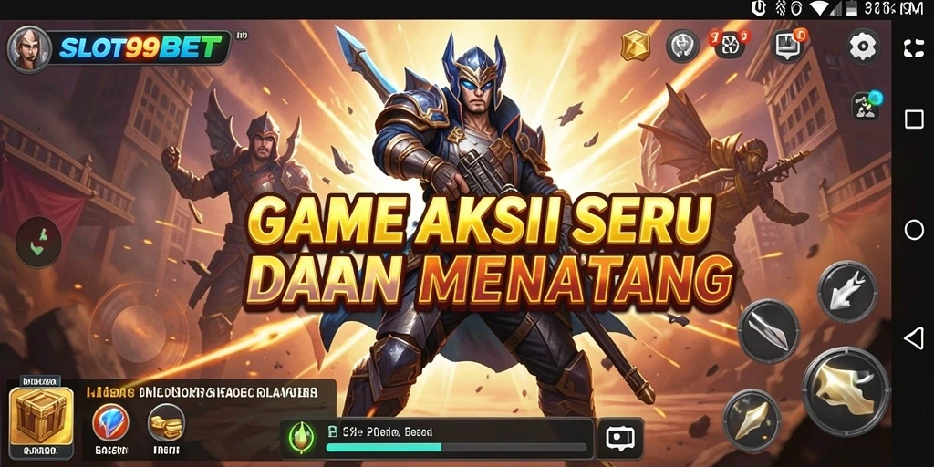 Tampilan seru dari gameplay SLOT99BET yang memacu adrenalin.