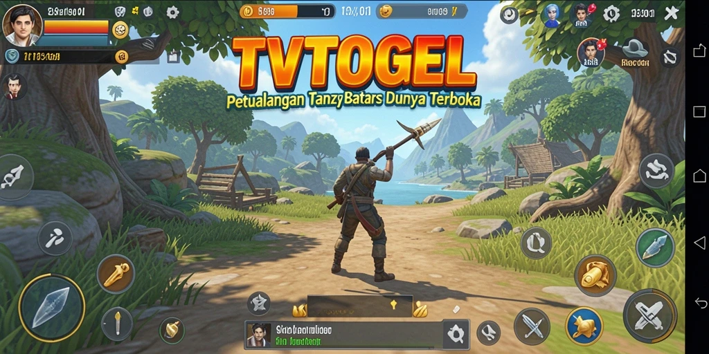 Tampilan menakjubkan dari gameplay TVTOGEL di dunia terbuka