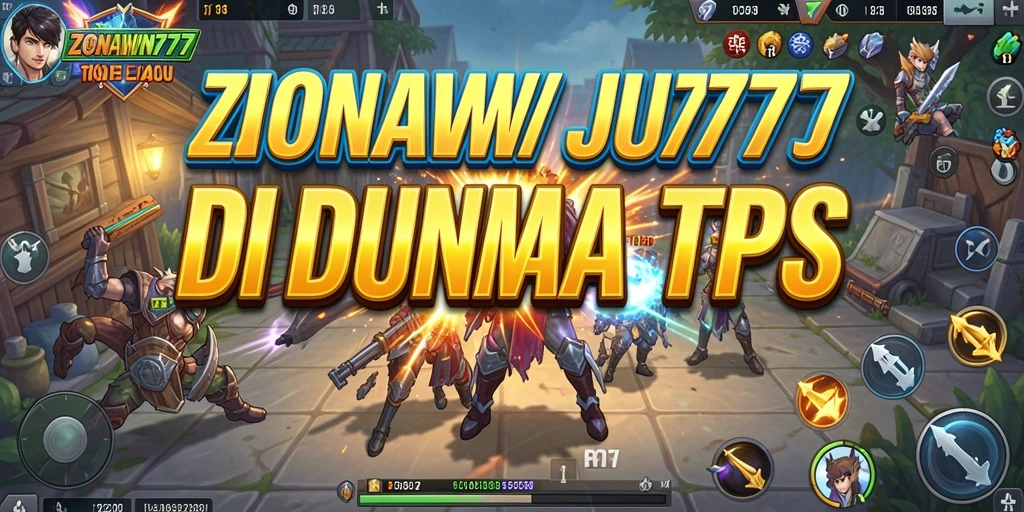 Screenshot ZONAWIN777 menampilkan aksi intens di battle royale.
